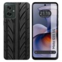 Funda Silicona para Motorola Moto G55 5G diseño Neumatico Dibujos