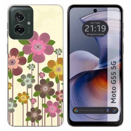 Funda Silicona para Motorola Moto G55 5G diseño Primavera En Flor Dibujos