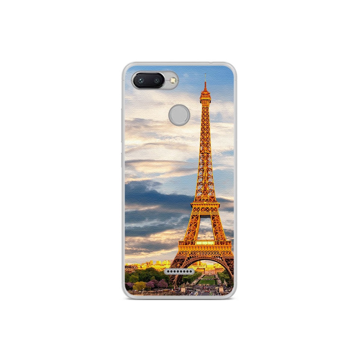 Funda Gel Tpu para Xiaomi Redmi 6 Diseño Paris Dibujos