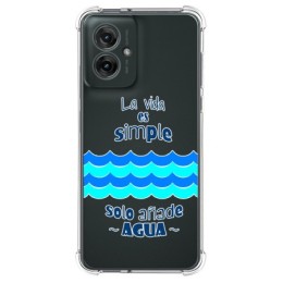 Funda Silicona Antigolpes para Motorola Moto G55 5G diseño Agua Dibujos