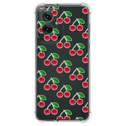 Funda Silicona Antigolpes para Motorola Moto G55 5G diseño Cerezas Dibujos