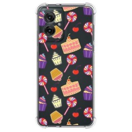 Funda Silicona Antigolpes para Motorola Moto G55 5G diseño Dulces 01 Dibujos