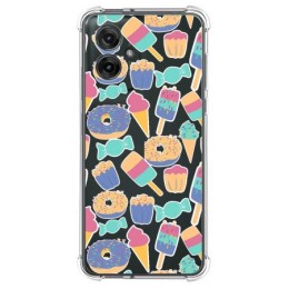 Funda Silicona Antigolpes para Motorola Moto G55 5G diseño Dulces 02 Dibujos