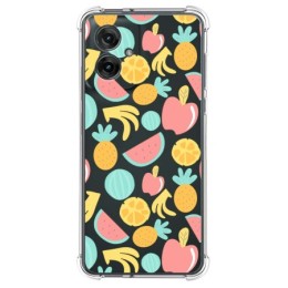 Funda Silicona Antigolpes para Motorola Moto G55 5G diseño Frutas 02 Dibujos