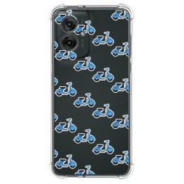 Funda Silicona Antigolpes para Motorola Moto G55 5G diseño Scooter Dibujos