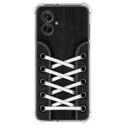 Funda Silicona Antigolpes para Motorola Moto G55 5G diseño Zapatillas 02 Dibujos