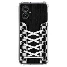 Funda Silicona Antigolpes para Motorola Moto G55 5G diseño Zapatillas 03 Dibujos