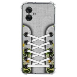 Funda Silicona Antigolpes para Motorola Moto G55 5G diseño Zapatillas 08 Dibujos