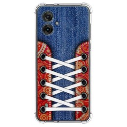 Funda Silicona Antigolpes para Motorola Moto G55 5G diseño Zapatillas 11 Dibujos