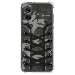 Funda Silicona Antigolpes para Motorola Moto G55 5G diseño Zapatillas 15 Dibujos