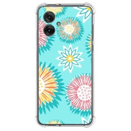 Funda Silicona Antigolpes para Motorola Moto G55 5G diseño Flores 05 Dibujos