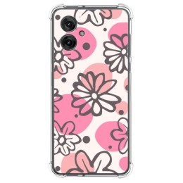 Funda Silicona Antigolpes para Motorola Moto G55 5G diseño Flores 09 Dibujos