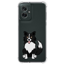Funda Silicona Antigolpes para Motorola Moto G55 5G diseño Perros 01 Dibujos