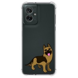 Funda Silicona Antigolpes para Motorola Moto G55 5G diseño Perros 03 Dibujos