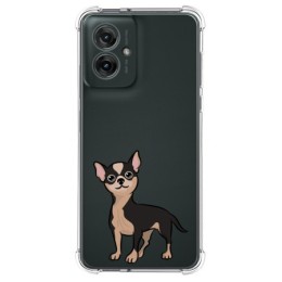 Funda Silicona Antigolpes para Motorola Moto G55 5G diseño Perros 05 Dibujos