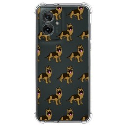Funda Silicona Antigolpes para Motorola Moto G55 5G diseño Perros 09 Dibujos
