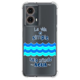 Funda Silicona Antigolpes para Motorola Moto G85 5G diseño Agua Dibujos