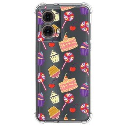 Funda Silicona Antigolpes para Motorola Moto G85 5G diseño Dulces 01 Dibujos