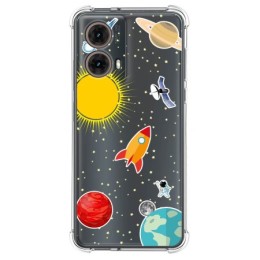 Funda Silicona Antigolpes para Motorola Moto G85 5G diseño Espacio Dibujos