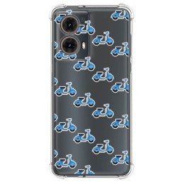 Funda Silicona Antigolpes para Motorola Moto G85 5G diseño Scooter Dibujos