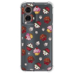 Funda Silicona Antigolpes para Motorola Moto G85 5G diseño Muffins Dibujos
