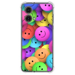 Funda Silicona Antigolpes para Motorola Moto G85 5G diseño Smile Dibujos