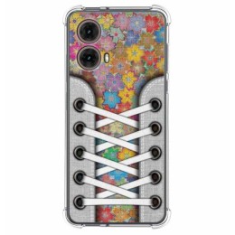 Funda Silicona Antigolpes para Motorola Moto G85 5G diseño Zapatillas 05 Dibujos
