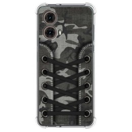 Funda Silicona Antigolpes para Motorola Moto G85 5G diseño Zapatillas 15 Dibujos