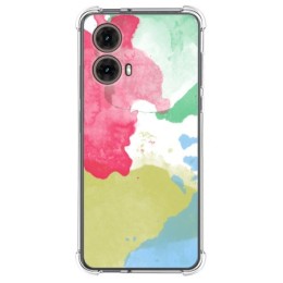 Funda Silicona Antigolpes para Motorola Moto G85 5G diseño Acuarela 02 Dibujos
