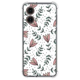 Funda Silicona Antigolpes para Motorola Moto G85 5G diseño Flores 01 Dibujos