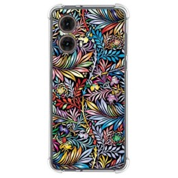 Funda Silicona Antigolpes para Motorola Moto G85 5G diseño Flores 04 Dibujos