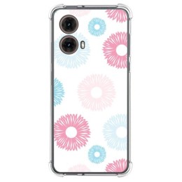 Funda Silicona Antigolpes para Motorola Moto G85 5G diseño Flores 06 Dibujos