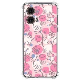Funda Silicona Antigolpes para Motorola Moto G85 5G diseño Flores 07 Dibujos
