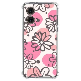 Funda Silicona Antigolpes para Motorola Moto G85 5G diseño Flores 09 Dibujos
