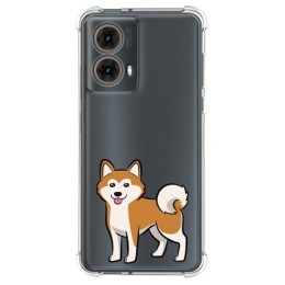 Funda Silicona Antigolpes para Motorola Moto G85 5G diseño Perros 02 Dibujos