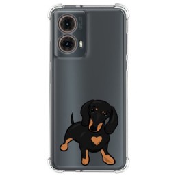 Funda Silicona Antigolpes para Motorola Moto G85 5G diseño Perros 04 Dibujos