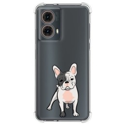 Funda Silicona Antigolpes para Motorola Moto G85 5G diseño Perros 06 Dibujos