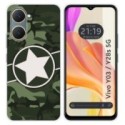 Funda Silicona para Vivo Y03 / Y28s 5G diseño Camuflaje 01 Dibujos