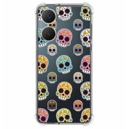Funda Silicona Antigolpes para Vivo Y03 / Y28s 5G diseño Catrina Dibujos