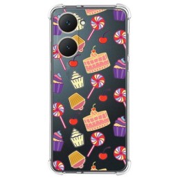 Funda Silicona Antigolpes para Vivo Y03 / Y28s 5G diseño Dulces 01 Dibujos