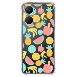 Funda Silicona Antigolpes para Vivo Y03 / Y28s 5G diseño Frutas 02 Dibujos