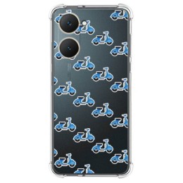 Funda Silicona Antigolpes para Vivo Y03 / Y28s 5G diseño Scooter Dibujos