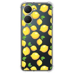 Funda Silicona Antigolpes para Vivo Y03 / Y28s 5G diseño Limones Dibujos