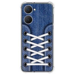 Funda Silicona Antigolpes para Vivo Y03 / Y28s 5G diseño Zapatillas 01 Dibujos