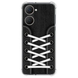 Funda Silicona Antigolpes para Vivo Y03 / Y28s 5G diseño Zapatillas 02 Dibujos