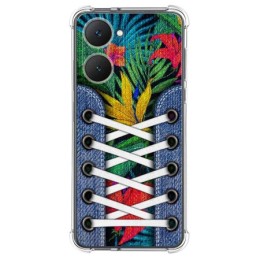 Funda Silicona Antigolpes para Vivo Y03 / Y28s 5G diseño Zapatillas 12 Dibujos