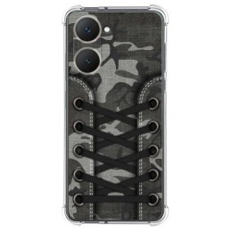 Funda Silicona Antigolpes para Vivo Y03 / Y28s 5G diseño Zapatillas 15 Dibujos