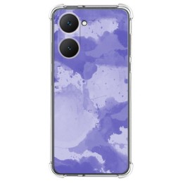 Funda Silicona Antigolpes para Vivo Y03 / Y28s 5G diseño Acuarela 01 Dibujos