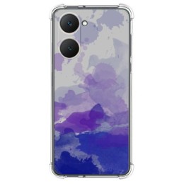 Funda Silicona Antigolpes para Vivo Y03 / Y28s 5G diseño Acuarela 09 Dibujos