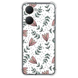 Funda Silicona Antigolpes para Vivo Y03 / Y28s 5G diseño Flores 01 Dibujos